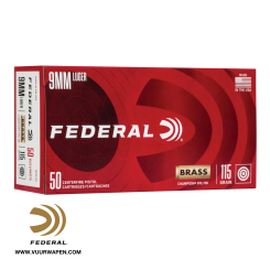 Federal Champion 9mm 115 GR FMJ Ammo