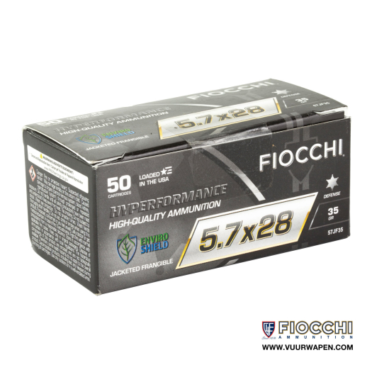 Fiocchi Hyperformance 5.7x28mm 35 GR FJ Ammo