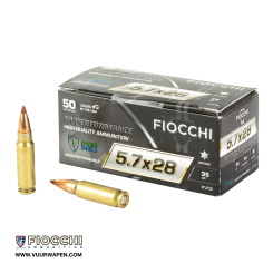 Fiocchi Hyperformance 5.7x28mm 35 GR FJ Ammo