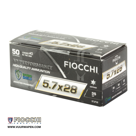 Fiocchi Hyperformance 5.7x28mm 35 GR FJ Ammo