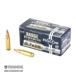 Fiocchi Range Dynamics 5.7x28mm 62 GR FMJ Subsonic Ammo