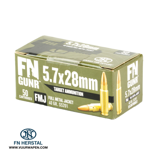 FN GUNR 5.7x28mm 40 GR FMJ Ammo