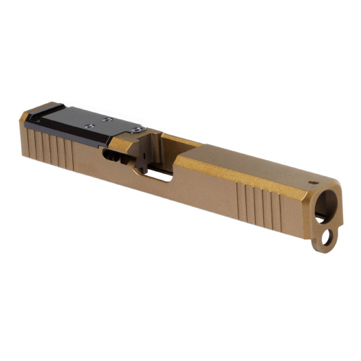 Vuurwapen FS AOS Cut Burnt Bronze Stripped Slide For Glock 17 Gen 3