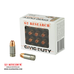 G2 Research Civic Duty 9mm 94 GR SC Lead Free Ammo