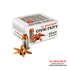G2 Research Civic Duty 45 ACP 164 GR SC Lead Free Ammo