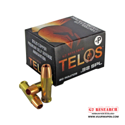 G2 Research Telos 38 Special +P 105 GR SC Lead Free Ammo