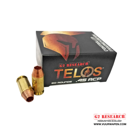 G2 Research Telos 45 ACP 160 GR SC Lead Free Ammo