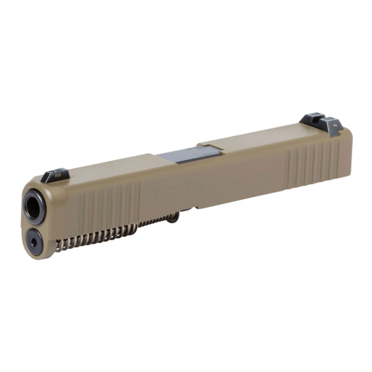 Glock 19 Gen 5 FDE Upper Slide Assembly Night Sights