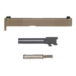 Glock 19 Gen 5 FDE Upper Slide Assembly Night Sights