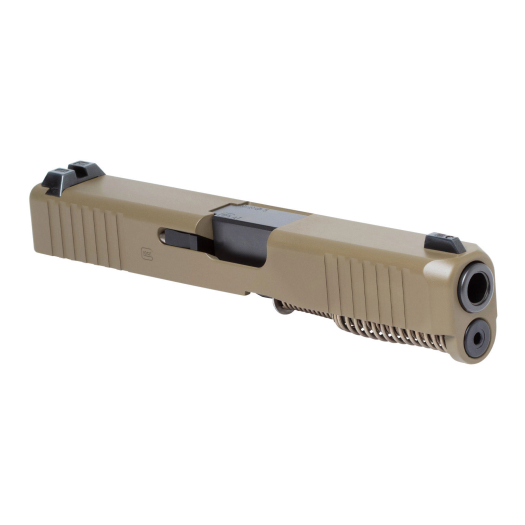 Glock 19 Gen 5 FDE Upper Slide Assembly Night Sights
