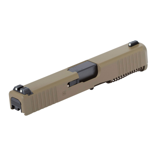Glock 19 Gen 5 FDE Upper Slide Assembly Night Sights