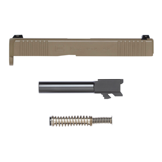 Glock 19 Gen 5 FDE Upper Slide Assembly Night Sights