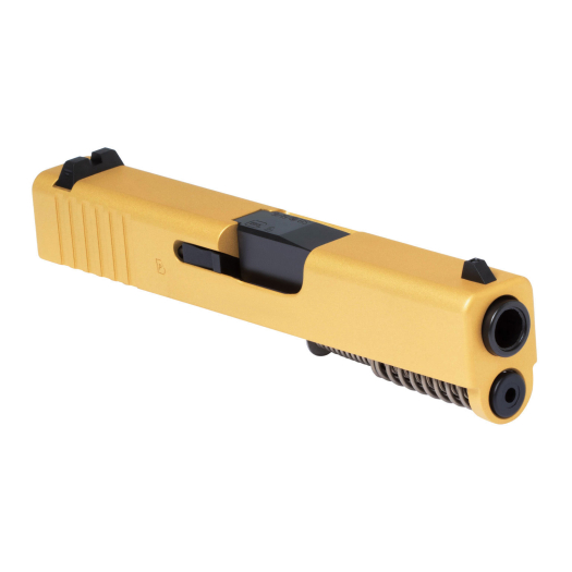 Glock 43 Gold Complete Upper Slide