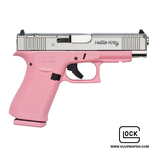 Glock 48 MOS Victoria Pink / Polished Hello Kitty Slide