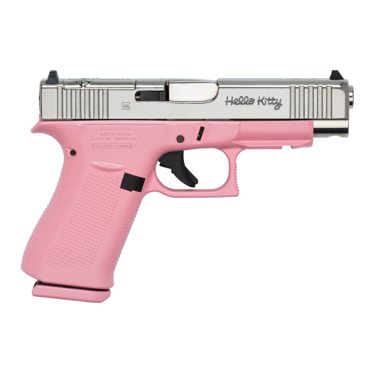 Glock 48 MOS Victoria Pink / Polished Hello Kitty Slide