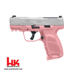 HK CC9 9mm Pistol Victoria Pink / Satin Aluminum Cerakote