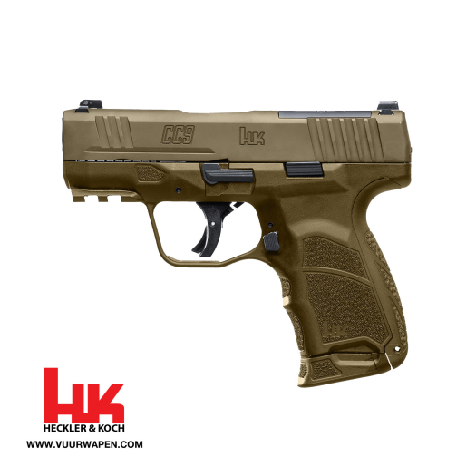 HK CC9 9mm 10 Round Pistol Burnt Bronze / FDE Cerakote