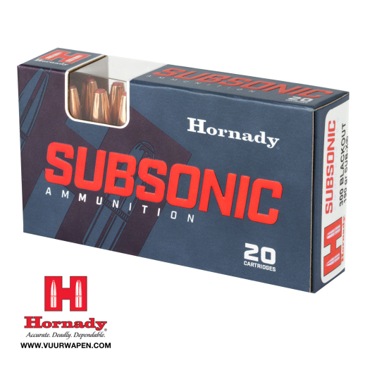 Hornady Subsonic 300 Blackout 190 GR Sub-X Ammo