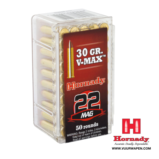 Hornady Varmint Express 22 WMR 30 GR V-MAX Ammo