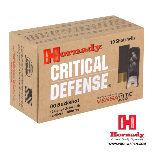 Hornady Critical Defense 12 Gauge 00 Buckshot