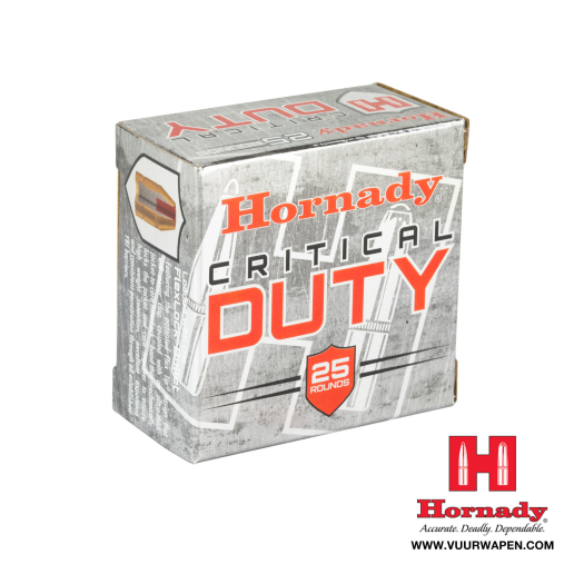 Hornady Critical Duty 9mm+P 124 GR FlexLock Ammo