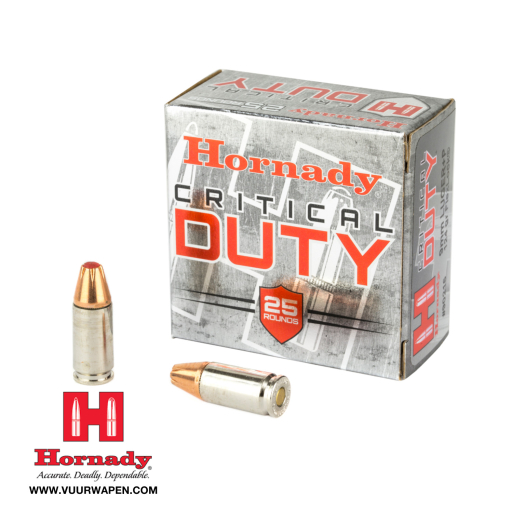Hornady Critical Duty 9mm+P 124 GR FlexLock Ammo