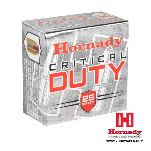 Hornady Critical Duty 9mm +P 135 GR FlexLock Ammo