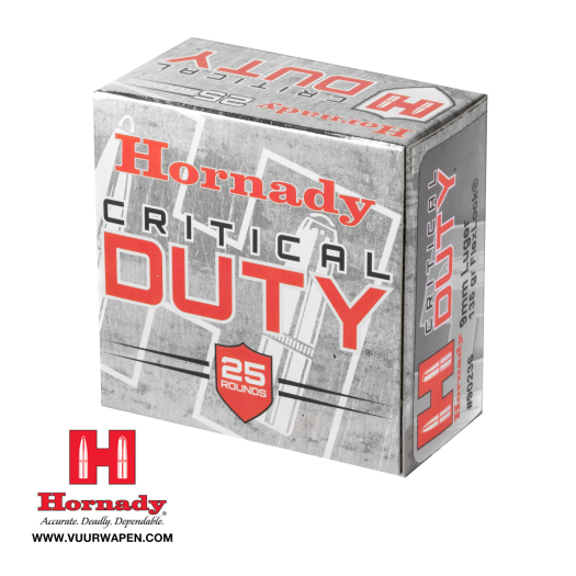 Hornady Critical Duty 9mm 135 GR FlexLock Ammo