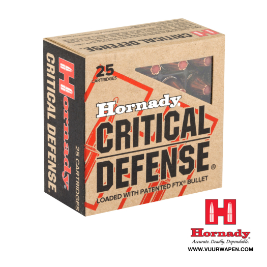 Hornady Critical Defense 9mm 115 GR FTX Ammo