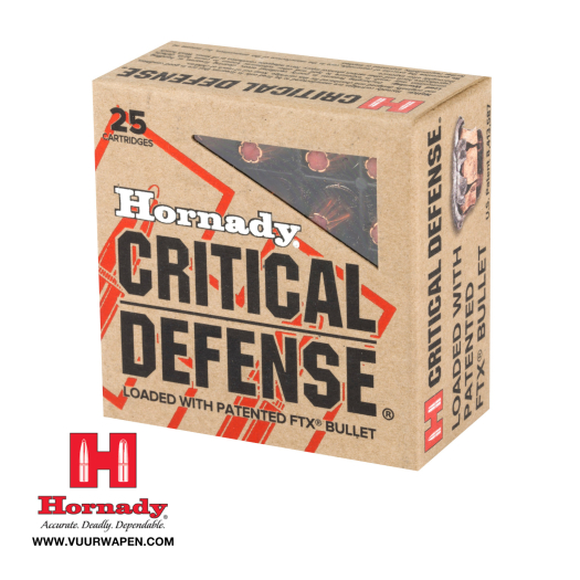 Hornady Critical Defense 9mm 115 GR FTX Ammo