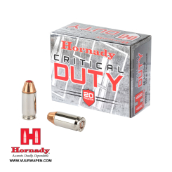 Hornady Critical Duty 45 ACP +P 220 GR FlexLock Ammo
