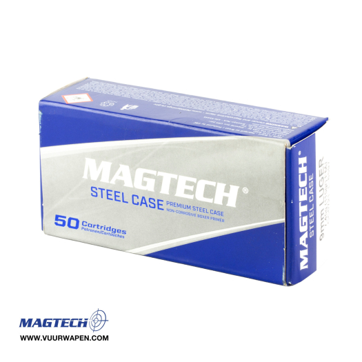 Magtech Steel Case 9mm 115 GR FMJ Ammo