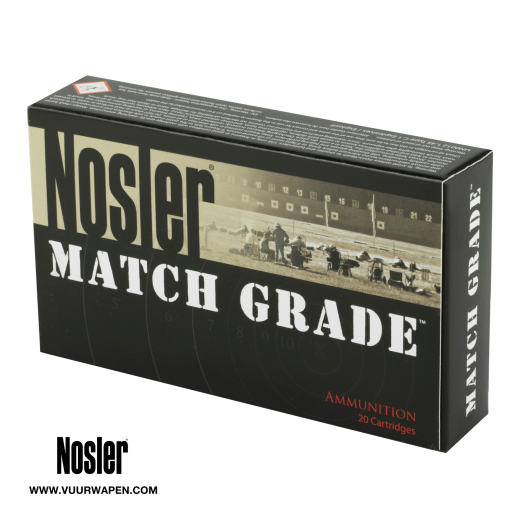 Nosler Match Grade 6.5 Grendel 123 GR HPBT Ammo