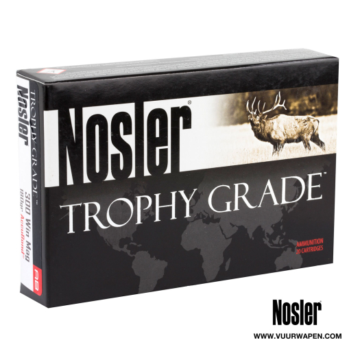 Nosler Trophy Grade 300 Win Mag 180 Grain AccuBond Ammo 6005