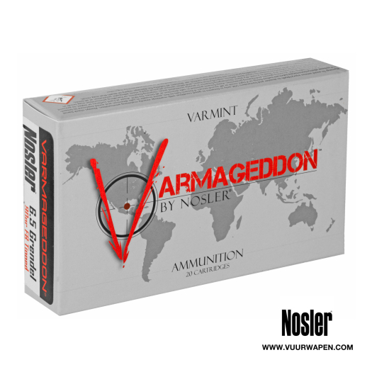 Nosler Varmageddon 6.5 Grendel 90 GR FB Tipped Ammo