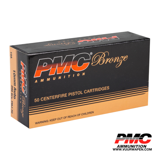 PMC Bronze 10mm 200 GR FMJ-TC Ammo