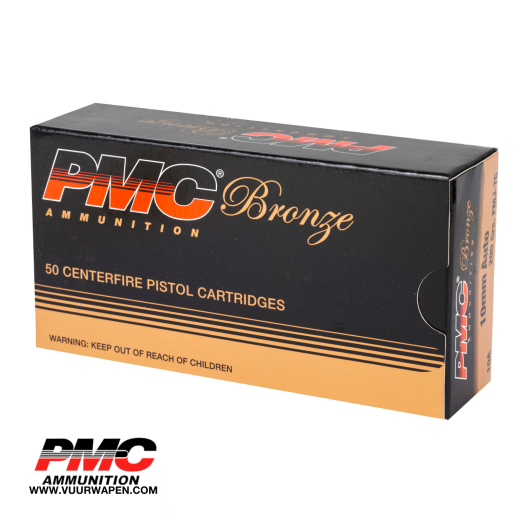 PMC Bronze 10mm 200 GR FMJ-TC Ammo
