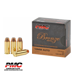 PMC Bronze 10mm 170 GR JHP Ammo