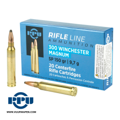 Prvi Partizan PPU 300 Win Mag 150 Grain Soft Point Ammo PP3001