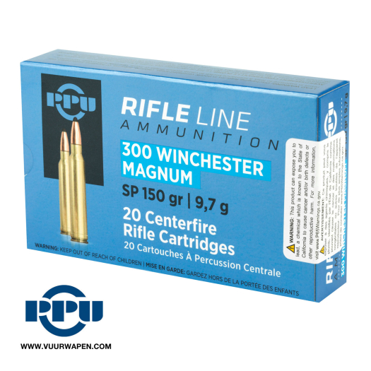 Prvi Partizan PPU 300 Win Mag 150 Grain Soft Point Ammo PP3001