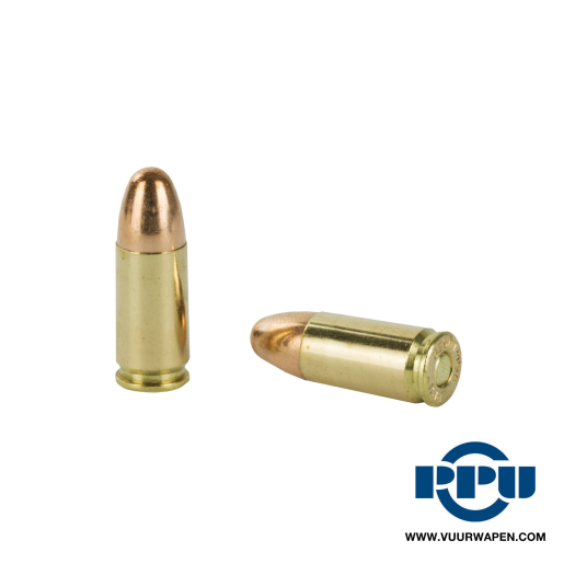 PPU Handgun 9mm 115 GR FMJ Ammo