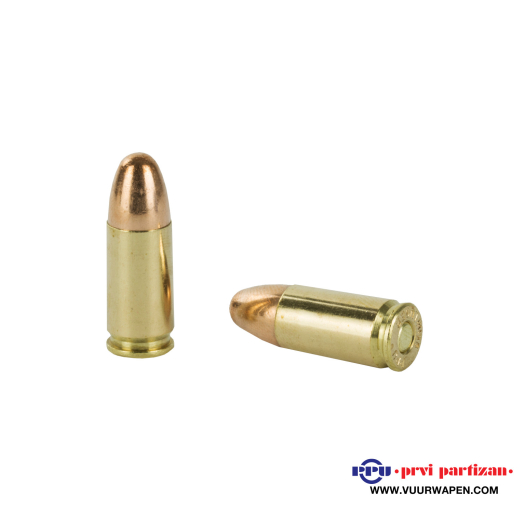 PPU Handgun 9mm 115 GR FMJ Ammo