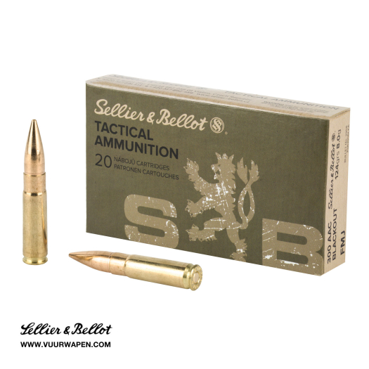 Sellier & Bellot 300 Blackout 124 GR FMJ Ammo