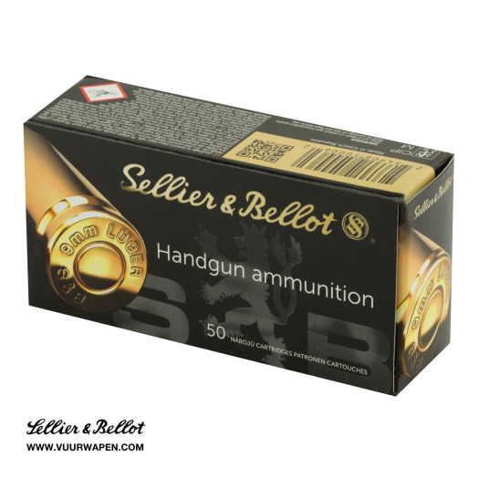 Sellier & Bellot 9mm 115 GR JHP Ammo