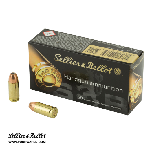 Sellier & Bellot 9mm 115 GR JHP Ammo
