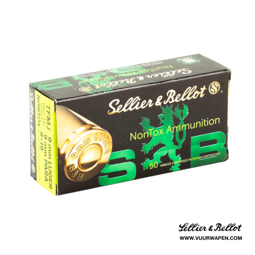 Sellier & Bellot NonTox 9mm 115 GR FMJ Ammo