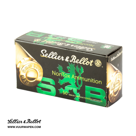 Sellier & Bellot NonTox 9mm 115 GR FMJ Ammo