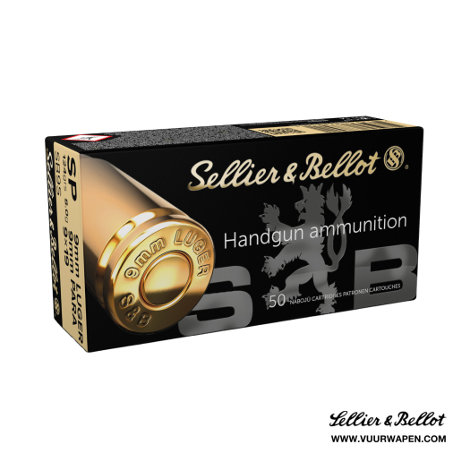 Sellier & Bellot 9mm 124 GR SP Ammo