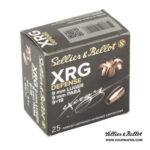 Sellier & Bellot XRG Defense 9mm 100 GR SC-HP Ammo