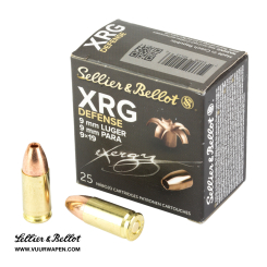Sellier & Bellot XRG Defense 9mm 100 GR SC-HP Ammo
